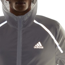 adidas Lauf-Trainingsjacke Marathon WIND.RDY (360° reflektierendes Design, schmal) weiss Herren